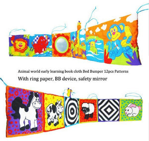 Discover the Joy of Learning with Our Baby Cloth Book Educational Toy Bed Bumper