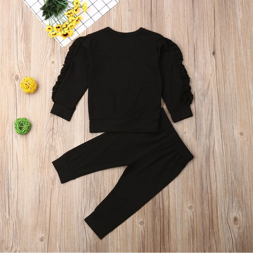 Newborn Baby 2-Piece Ruffle Outfit Set