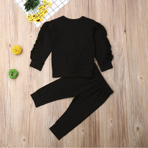 Newborn Baby 2-Piece Ruffle Outfit Set